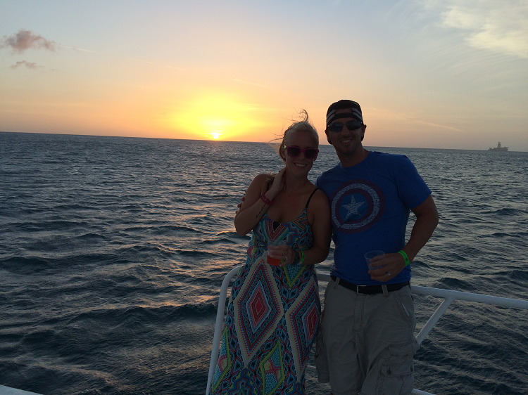 Chris & Sondra on the Sunset Cruise