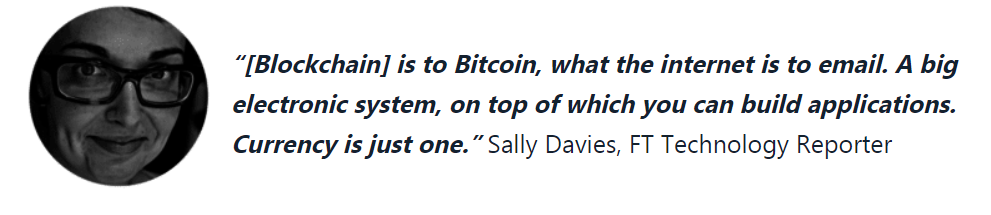 Ethereum (ETH) Blockchain Quote - Sally Davies