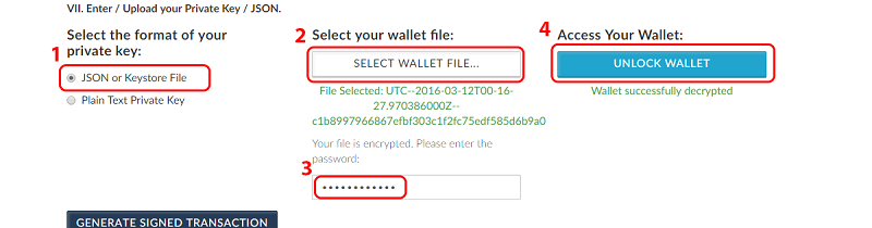 Ethereum (ETH) MyEtherWallet Offline Transaction Wallet Access